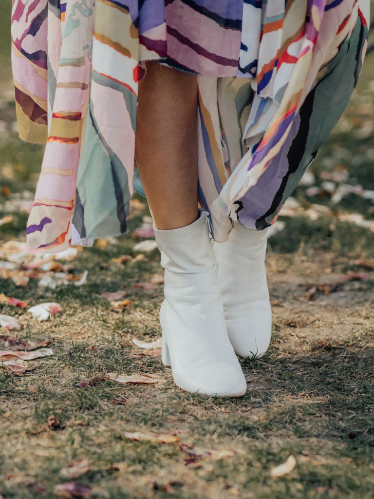 White Leather Boots